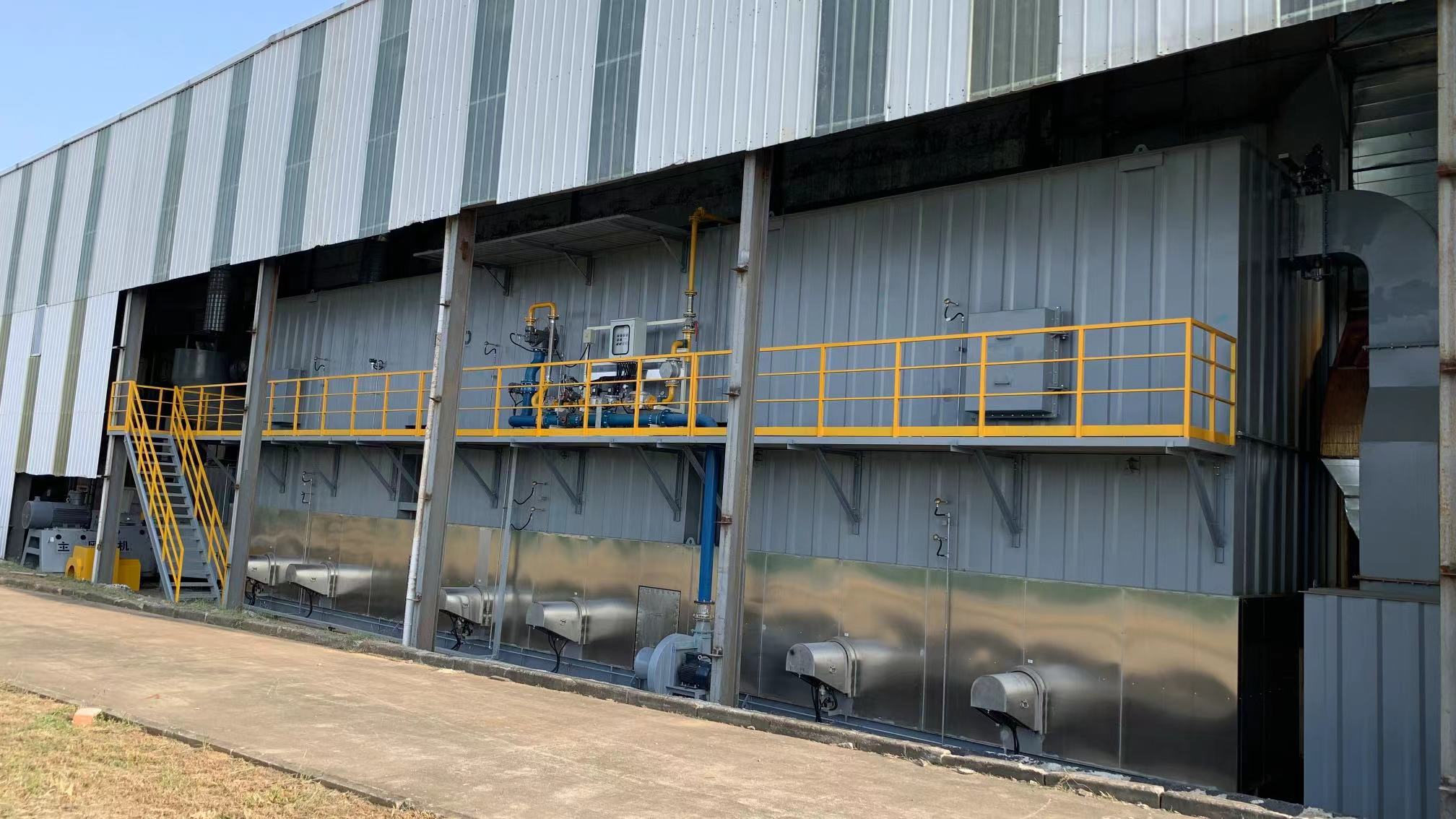 印刷行業 預處理+蓄熱式焚燒爐rto 廢氣處理案例 三梯