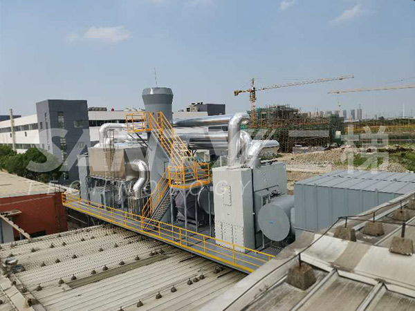 沸石濃縮轉輪+催化燃燒裝置(CO) 沸石濃縮轉輪+催化燃燒裝置(CO)